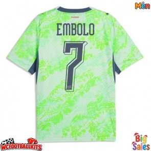 Switzerland Breel Embolo #7 Replica Away Stadium Shirt World Cup 2026 Short Sleeve